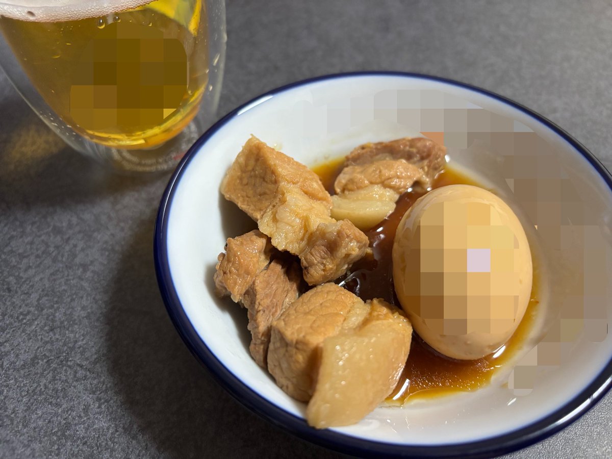rin_nnhn's tweet photo. 角煮つくった。毎食これがいい。 https://t.co/ifrJ3HhDus