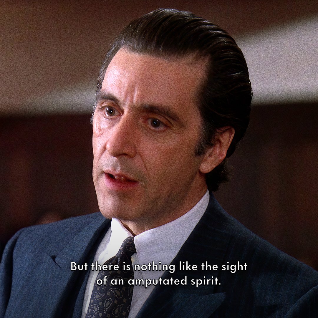 itsFilmatic's tweet photo. Six Oscar nominations came and went before Al Pacino played Frank Slade.

At the 1993 Academy Awards, Pacino was nominated twice, for Glengarry Glen Ross and Scent of a Woman. He finally won Best Actor for Slade, while Bo Goldman’s screenplay received an Adapted Screenplay nomination of its own.

One of those speeches that only gets better with time.