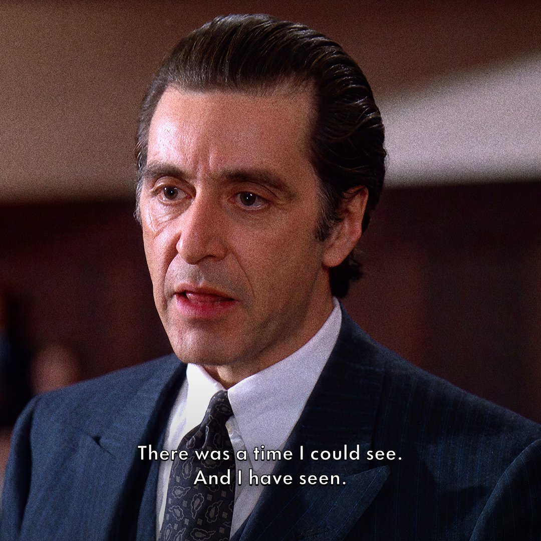 itsFilmatic's tweet photo. Six Oscar nominations came and went before Al Pacino played Frank Slade.

At the 1993 Academy Awards, Pacino was nominated twice, for Glengarry Glen Ross and Scent of a Woman. He finally won Best Actor for Slade, while Bo Goldman’s screenplay received an Adapted Screenplay nomination of its own.

One of those speeches that only gets better with time.