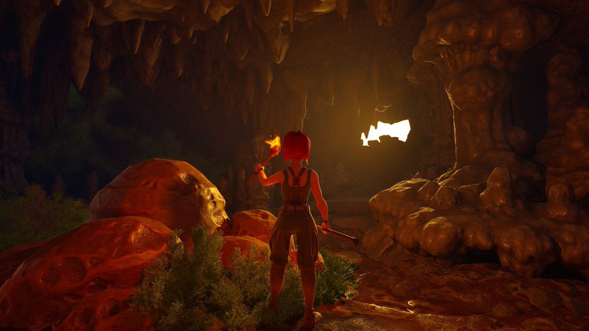 SakuraGamesgg's tweet photo. Today I might build a small base, explore, and swim. I want to keep exploring this world. The cave creatures gave me trouble. 🌲️️🧗♂️#UnderARock #UnderARockGame #SurvivalGame #BaseBuilding #OpenWorld #IndieGame #GamingCommunity https://t.co/tbhqm2rTuh