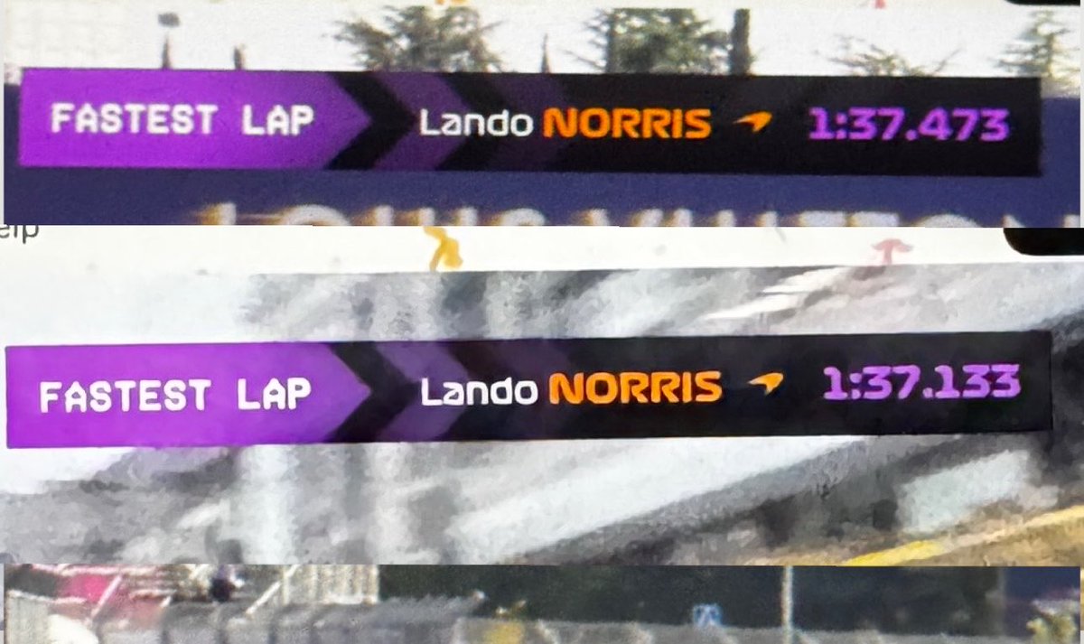 flurofour's tweet photo. lando norris: “i’m pace zero” 

also lando norris while saying his pace is zero: https://t.co/6DXWjsPujl