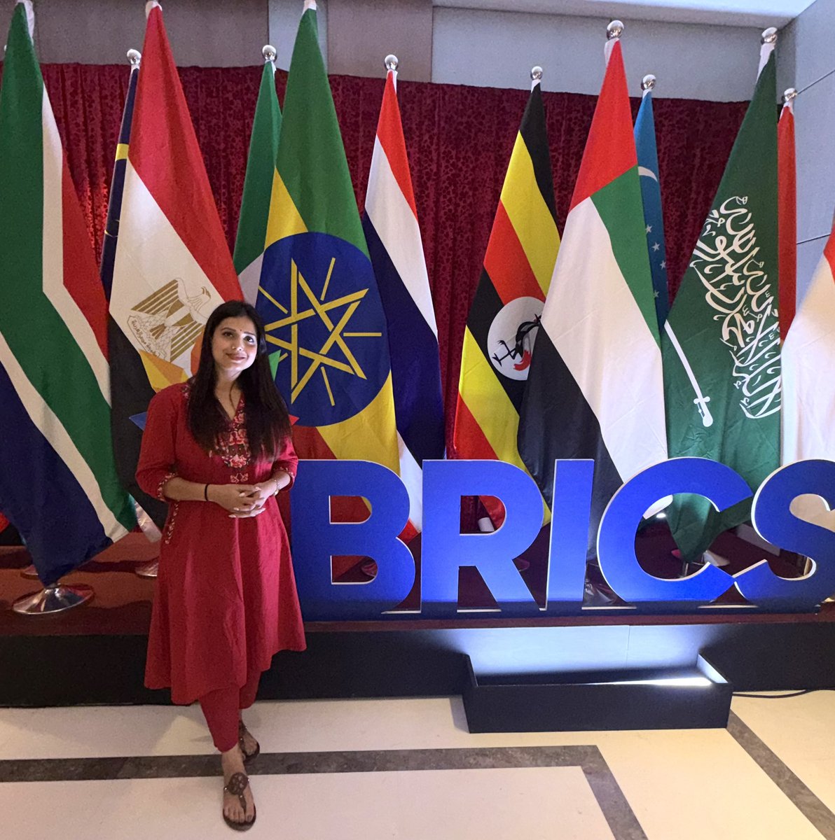 kanikakatiyarr's tweet photo. While everyone else was analyzing #BRICS , I was busy tracking #IBRICS event in delhi - Follow the capital, find the growth. https://t.co/VSz8DMoRC6