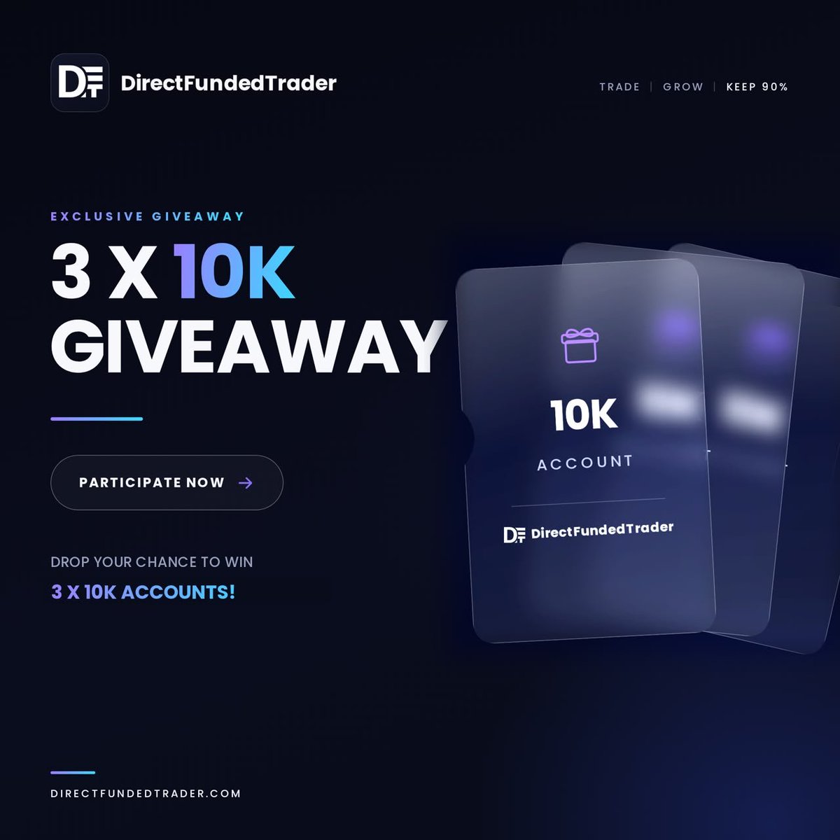 PropTradingHQ's tweet photo. Giveaway Announcement!!

• Follow us  @Direct_funded @PropTradingHQ
• Join our Discord server
• Tag 3 traders in the comments

Make sure all requirements are completed to be eligible for the giveaway

giveaway Winners in 5-7 days. https://t.co/tAs6Gi8rBB