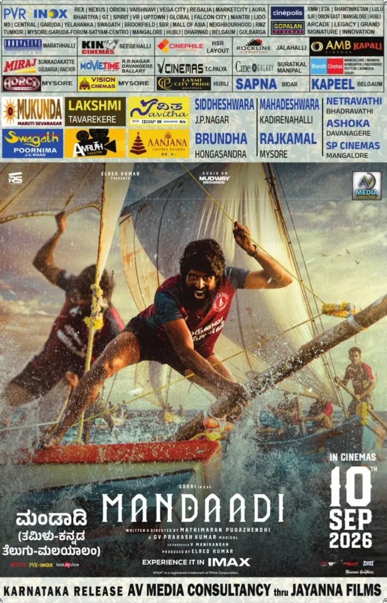 BharataNadu's tweet photo. Dear @KA_Talkies you and your PR teams of Non Kannada movie distributors continuosly violating Section 2(28) and Unfair Trade Practice under Section 2(47) of the Consumer Protection Act, 2019 and also violating CCPA Guidelines for Prevention of Misleading Advertisements, 2022.

This is the 4th movie poster in the last 2 weeks you have published showing "ಕನ್ನಡ" as a release language, but the movie is not actually being released in Kannada.

I request you to immediately correct such posters and strike out "ಕನ್ನಡ" to give a crystal clear message to the audience. Please verify with the distributors before publishing such posters. Publishing posters with false language information is misleading for Kannada audiences.

Such act of publishing false information falls under *Misleading Advertisement under Section 2(28) and Unfair Trade Practice under Section 2(47) of the Consumer Protection Act, 2019. It also violates CCPA Guidelines for Prevention of Misleading Advertisements, 2022.

#Ashte 💛❤️