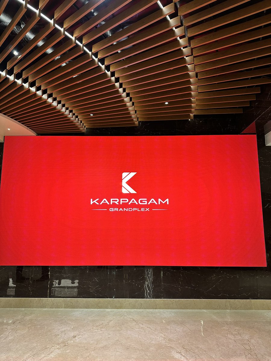 imyuken's tweet photo. Finally witnessed the sheer scale of the EPIQ Luxon screen at Karpagam Grandplex today! 🤯 The brightness, the contrast, and that massive display make every single frame pop. 
#EPIQLuxon #KarpagamGrandplex #Cinema #Coimbatore https://t.co/iqKLi36A8T
