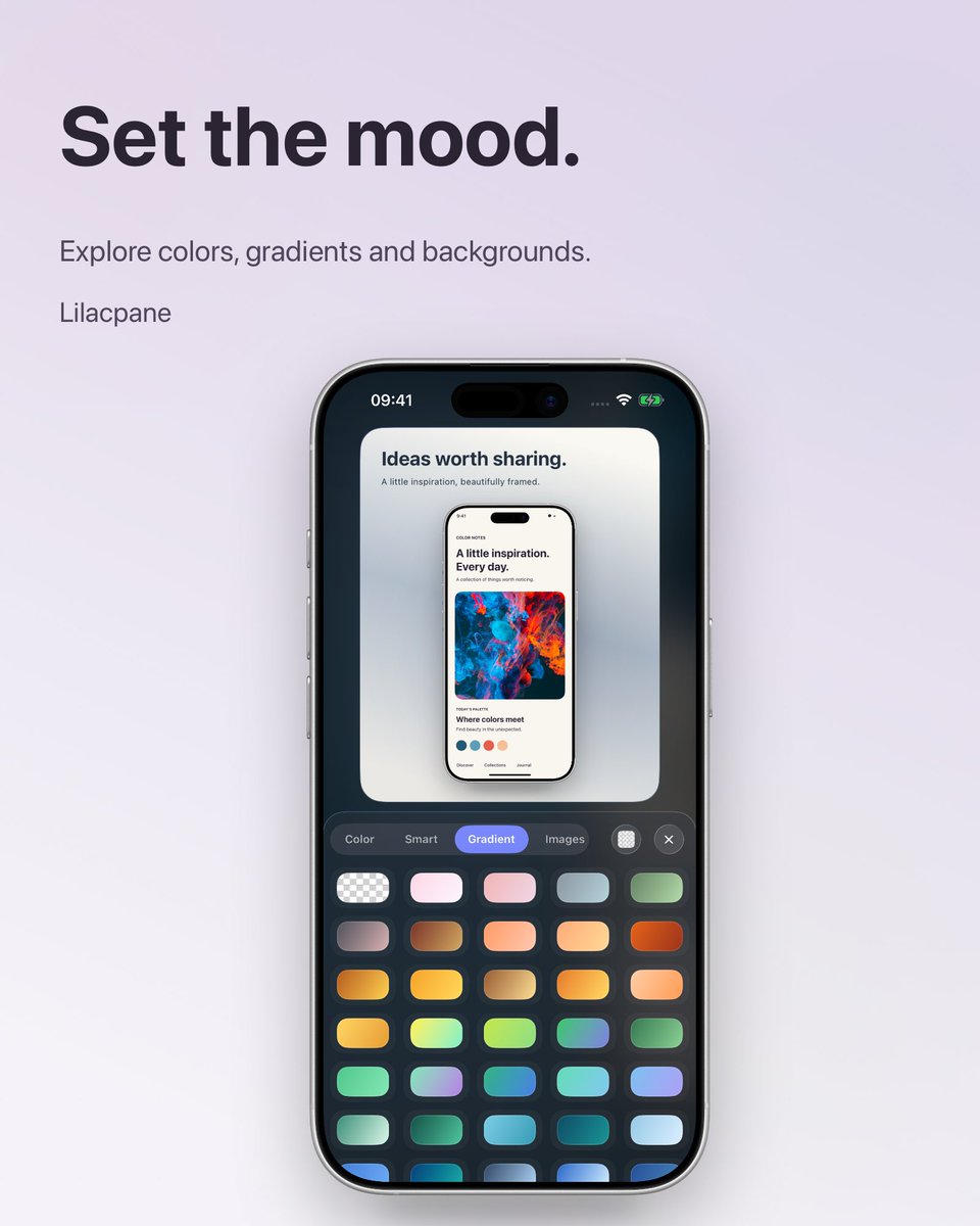 cutedges's tweet photo. A new way to share screenshots, photos and screen recordings

Hi everyone, I’m the developer of Lilacpane.

Sharing an app you love, making a tutorial, showing your work or posting on social media? You may already have the content and just need a way to present it. https://t.co/MNWehQtdFD