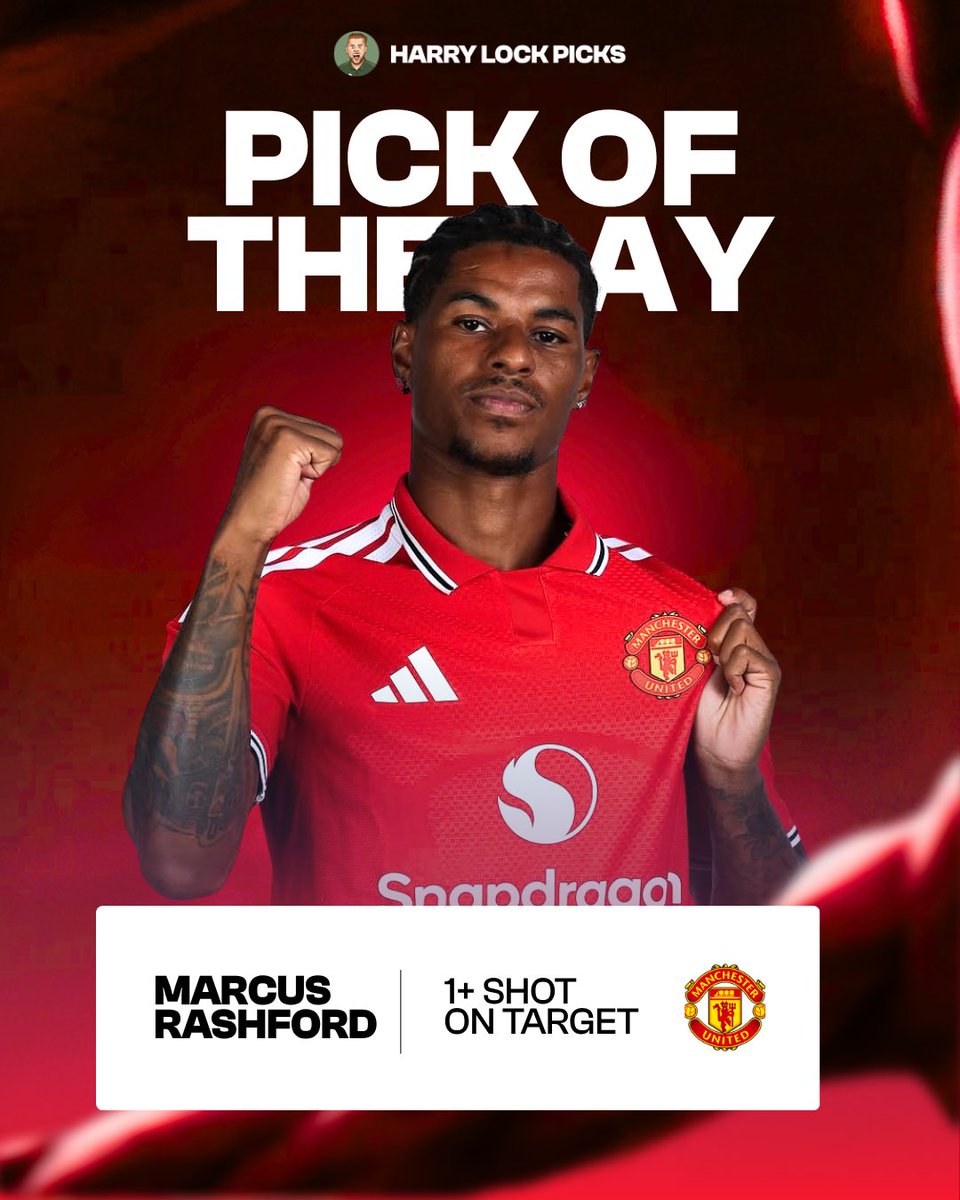 HarryLockPicks's tweet photo. ⚽️ Soccer Pick of the Day

🔴 Marcus Rashford 1+ Shot on Target

Tail here 👉🏼 https://t.co/QfsrXC1mD7

I’m riding with Rashford in the Derby to get us back on track today. 💪🏼

Research attached as always📚 

21+ Only. https://t.co/4tojCHlYTG