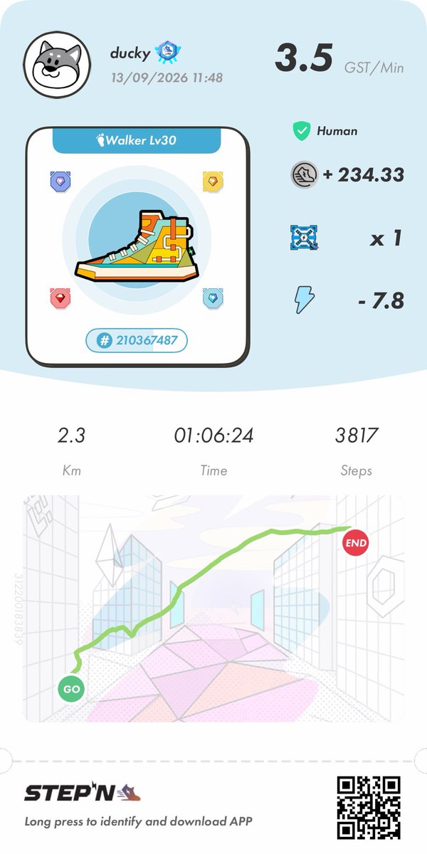 Proteinduck's tweet photo. @Stepnofficial 🏃 https://t.co/zkjwWjOZbO