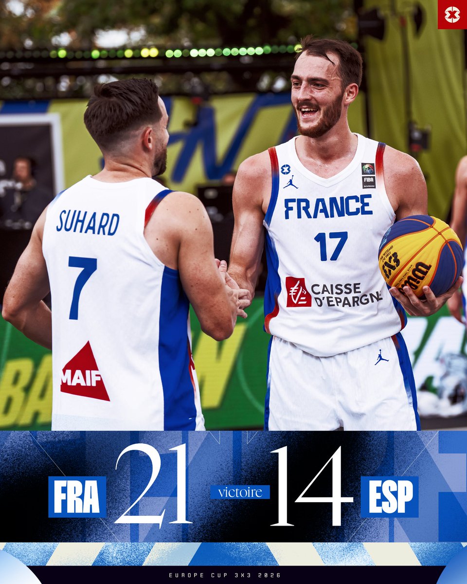 3x3ffbb's tweet photo. DERNIER CARRÉ 🚀

Les Bleues retrouvent la Belgique ou la Lettonie en demi-finale de la Coupe d’Europe à 19h30 sur L’Équipe Live 🇫🇷

#3x3Europe https://t.co/nxIxtNWovo