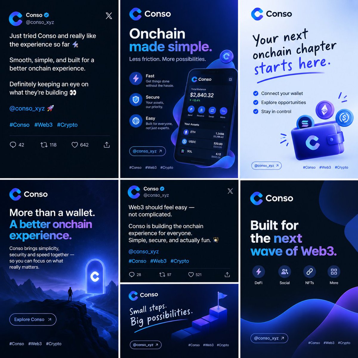 AriatonniF's tweet photo. 🚀 Want to earn rewards with Consо?

Share your take on Conso and earn a one-time bonus! 🎁

✍️ Write an X Article (250+ words) about Conso
📚 Use official docs or social posts for inspiration
🖼️ Add at least 2 images/screenshots
🔗 Mention @conso_xyz https://t.co/KHE94fVykM