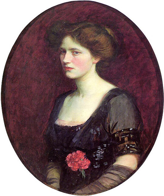 waterhouse_art's tweet photo. Portrait of Mrs.Charles Schreiber #artbots #waterhouse https://t.co/aKNTCicQz9