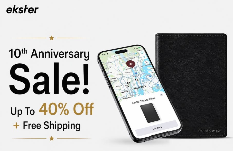 JamarTapperd's tweet photo. 10 years of smarter everyday carry. Celebrate Ekster’s Anniversary Sale with up to 40% off smart wallets, cardholders, travel gear and more, plus free shipping. Would you choose a smart wallet or a classic wallet? https://t.co/KxUtDTbgYp