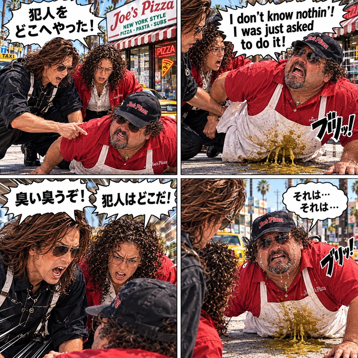 orutanayui's tweet photo. 襟高刑事
「襟高刑事 IN L.A.」5 https://t.co/fR1I3DG0jQ