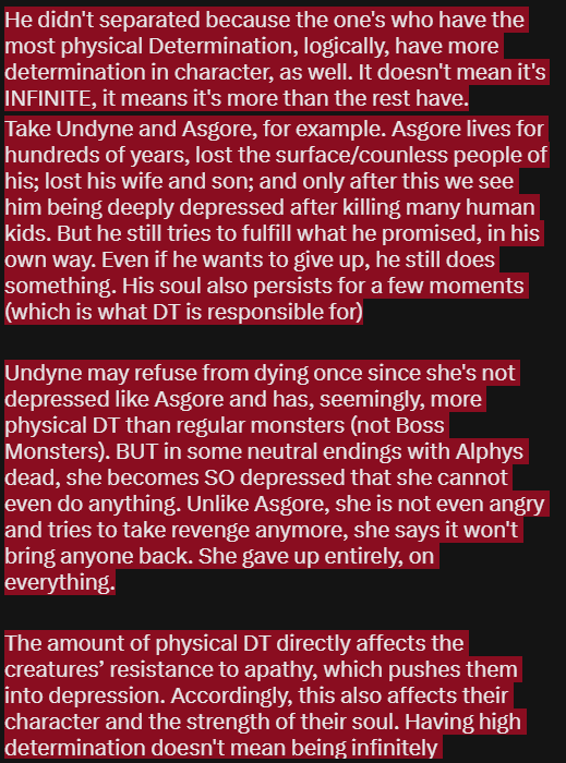 1_Difference_1's tweet photo. @dee_drawn And there's no evidence that Frisk is an exception in this: https://t.co/8AltTjWxhM
The game makes it clear via what Asriel says that Frisk, indeed, is capable of giving up sooner, or later. It says so directly. There's no actual evidence of Frisk being the most determined human. https://t.co/tqigNeOSmT