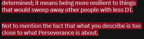 1_Difference_1's tweet photo. @dee_drawn And there's no evidence that Frisk is an exception in this: https://t.co/8AltTjWxhM
The game makes it clear via what Asriel says that Frisk, indeed, is capable of giving up sooner, or later. It says so directly. There's no actual evidence of Frisk being the most determined human. https://t.co/tqigNeOSmT