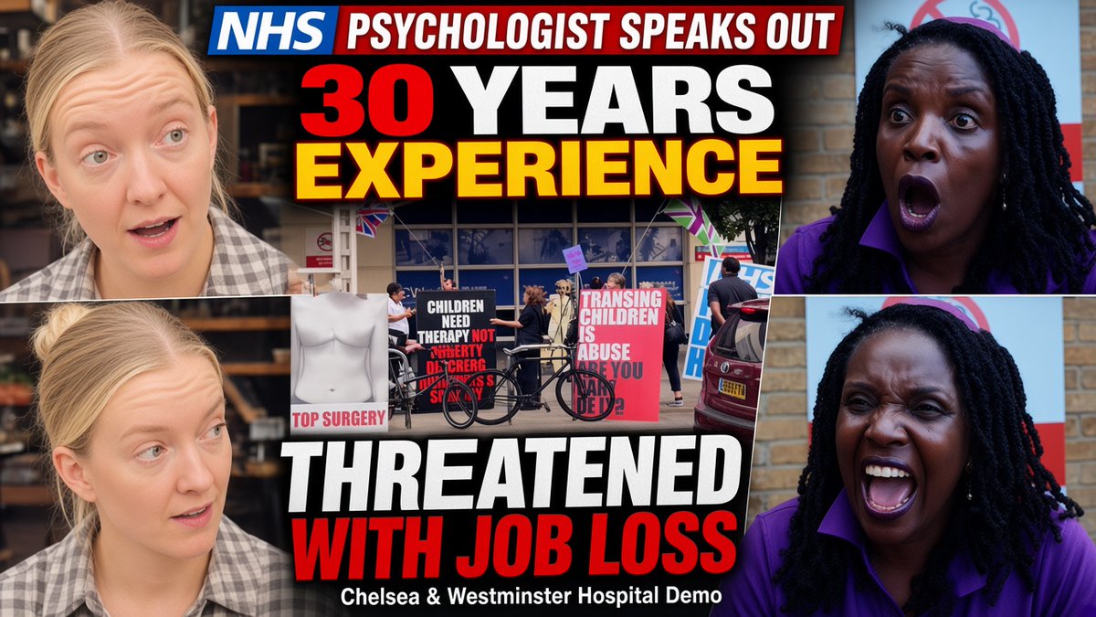 OneGenMedia's tweet photo. NHS Psychologist: 30 Years Experience. Threatened With the Sack https://t.co/O8ThbxV8Fu via @YouTube @TPointUK  @POB4LIFE  @GBNEWS  @DANNYUNFILTERED  @RBMSteve  @CPReports1 https://t.co/zDtlQ1fYM6