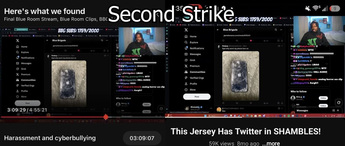 bbgstreams1's tweet photo. @TeamYouTube @YouTube Almost a year and still no real human review. I was terminated for “severe or repeated” harassment, but none of the videos had any threats, intimidation, stalking, or targeted harassment, also the footage exist on your platform. 

https://t.co/CASSzmISY5 https://t.co/HmquQEbSi0