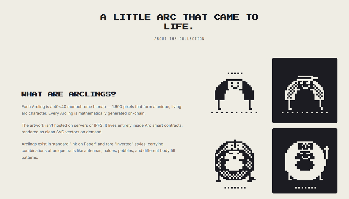 thuykeo56's tweet photo. ARC MAXIS, THIS ONE IS FOR YOU

6,283 Arclings.
1-bit.
Fully on-chain.
Zero IPFS. Zero servers.
And the circle closes at 6.283 radians. 
Mint goes live September 16.
I’ve got 5 spots for my community. 

Wanna get in?

✅ Follow @ArclingsNFT  and @thuykeo56 
🔁 RT the pinned post
That’s it.
Don’t fade the first fully on-chain identity collection on Arc.
See you on-chain. 🫡
https://t.co/3DI4Dtnpbk