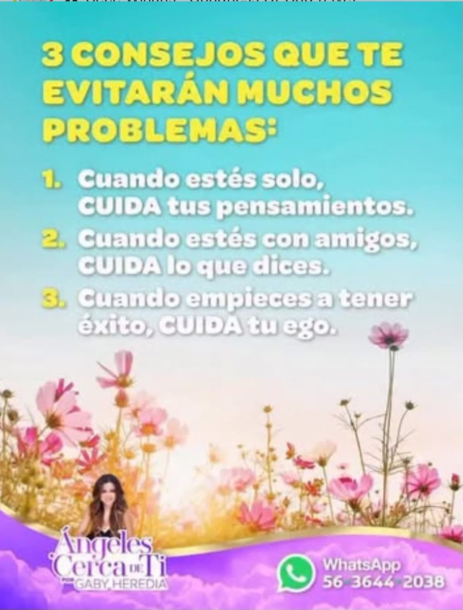 Angelcercadeti's tweet photo. No sólo los leas, aplicalos en tu vida...

Con cariño
Gaby Heredia
Ángeles cerca de ti https://t.co/LewBO5AICY