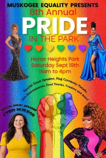 RealitySnark_'s tweet photo. Cyndi Munson, Oklahoma’s Democratic nominee for governor is the featured speaker at the upcoming Muskogee Pride in the Park — complete with drag queens, a rainbow fist, and the whole production.

Same Cyndi who posted “Protect Trans Kids” like a campaign slogan. Same woman who chose not to bring forth the next generation in her direct line. 

Oklahomans will decide if that’s who they want running the state.