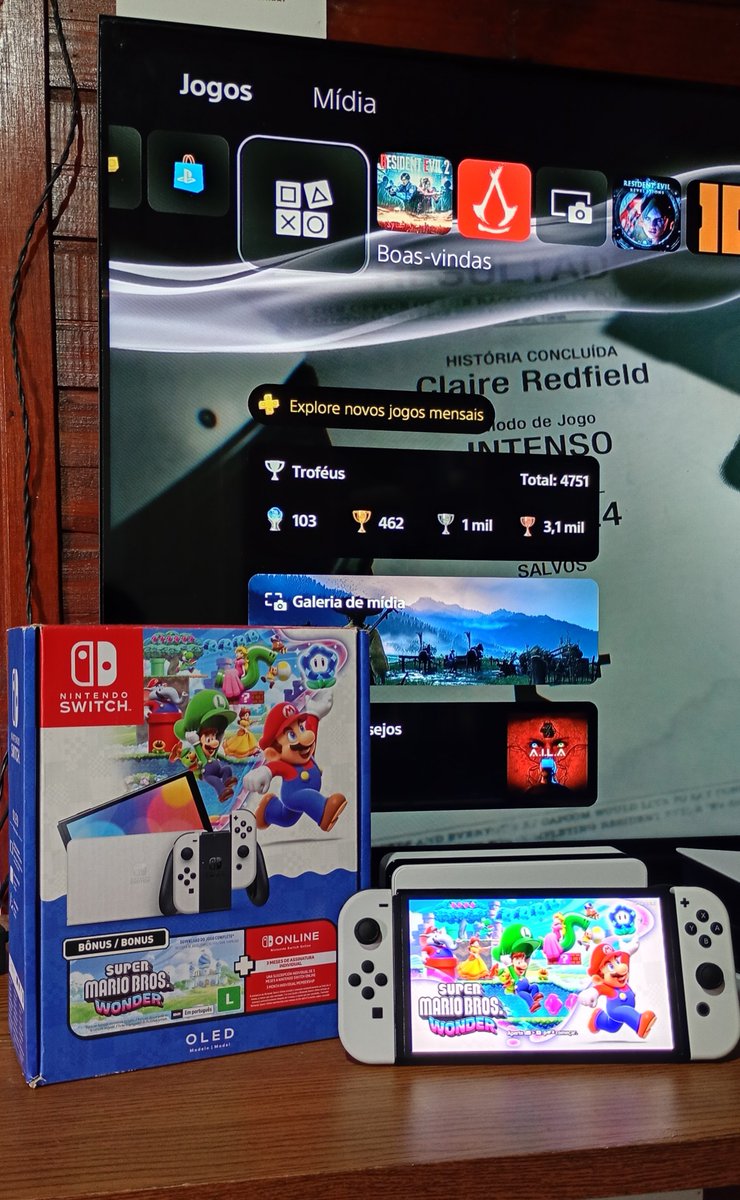 IgorREBIO's tweet photo. Acabei de ganhar um PRESENTAÇO da minha esposa... Tô muito feliz!!! Finalmente vou poder conhecer mais desse tal Mario 👀

Obrigado, amor! Te amo ❤️ https://t.co/hR5wWWcu6Q