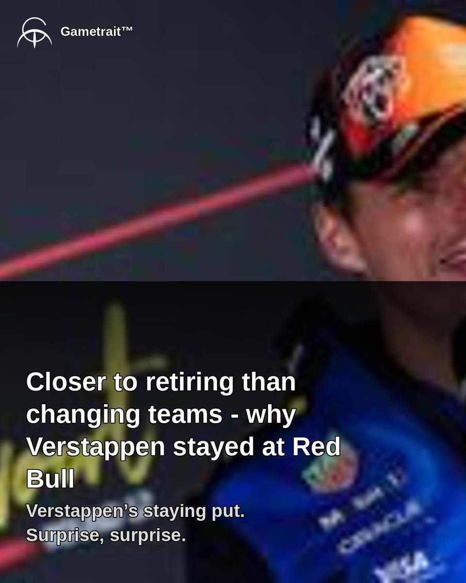 PatienceTrsj7's tweet photo. Max Verstappen re-signs with Red Bull until 2030. Our EVI saw it coming: dominance over drama. https://t.co/g4kVgUFeSB