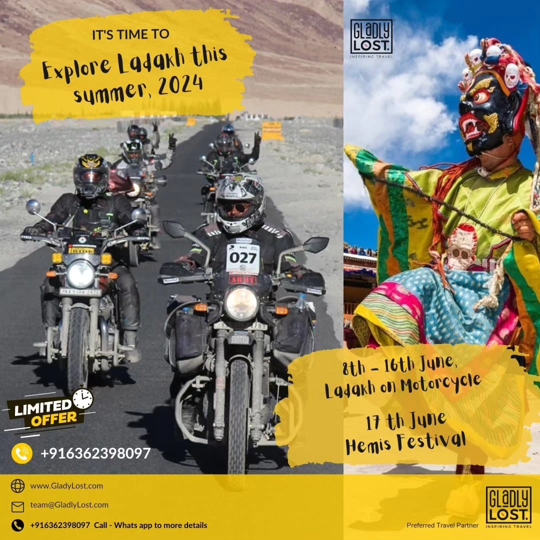 FransiscaVzekv's tweet photo. Explore Ladakh and experience the Hemis Festival, June 8–17, 2024. https://t.co/oIXhHcscCs