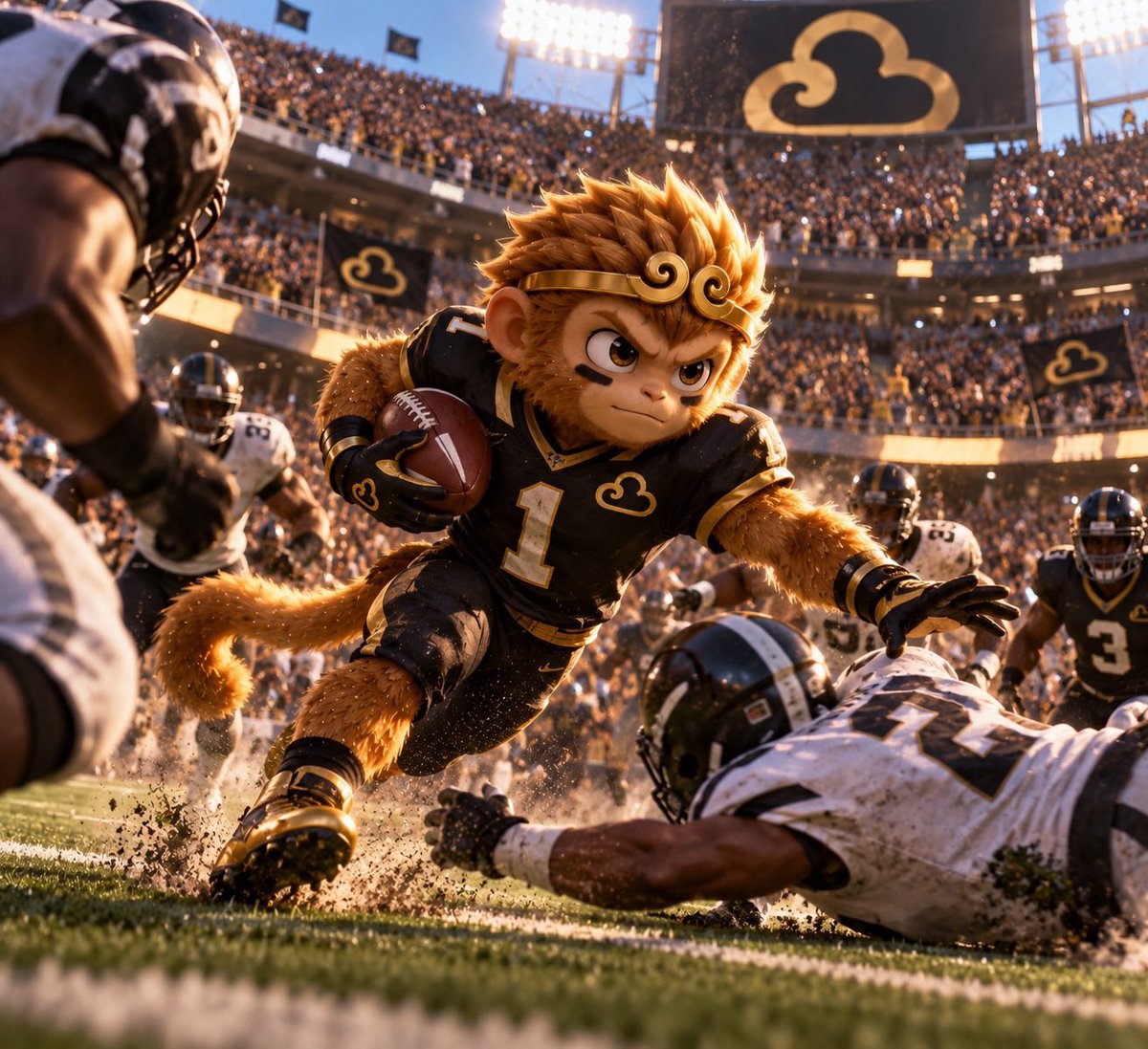 Goldennimbus_'s tweet photo. Gm!🐒☁️ First full slate of @NFL season td! Who yall got?🏈 https://t.co/HSYIQaHeLd