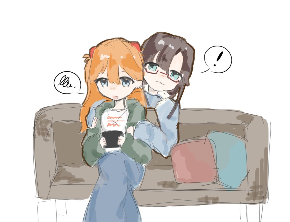 sigbird__'s tweet photo. エヴァの絵など（別垢から転載） https://t.co/cJsD9rwDUH