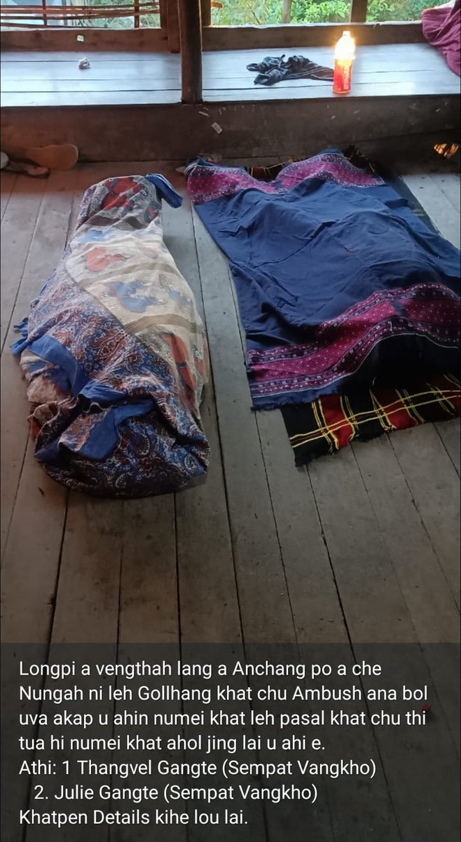 KapthangHaokip's tweet photo. killing 2 in Sunday morning seems less for NSCN-IM to attain theirs' "Nagalim for Christ", they ambush and killed another 2 #kukis from Longpi vill. in the evening. 

Let your people rest on Sunday and take them to church Mr. @LDikho51792 &amp; @AwangbowNewmai. 

@YKhemchandSingh ! https://t.co/5lAY5ByxVK