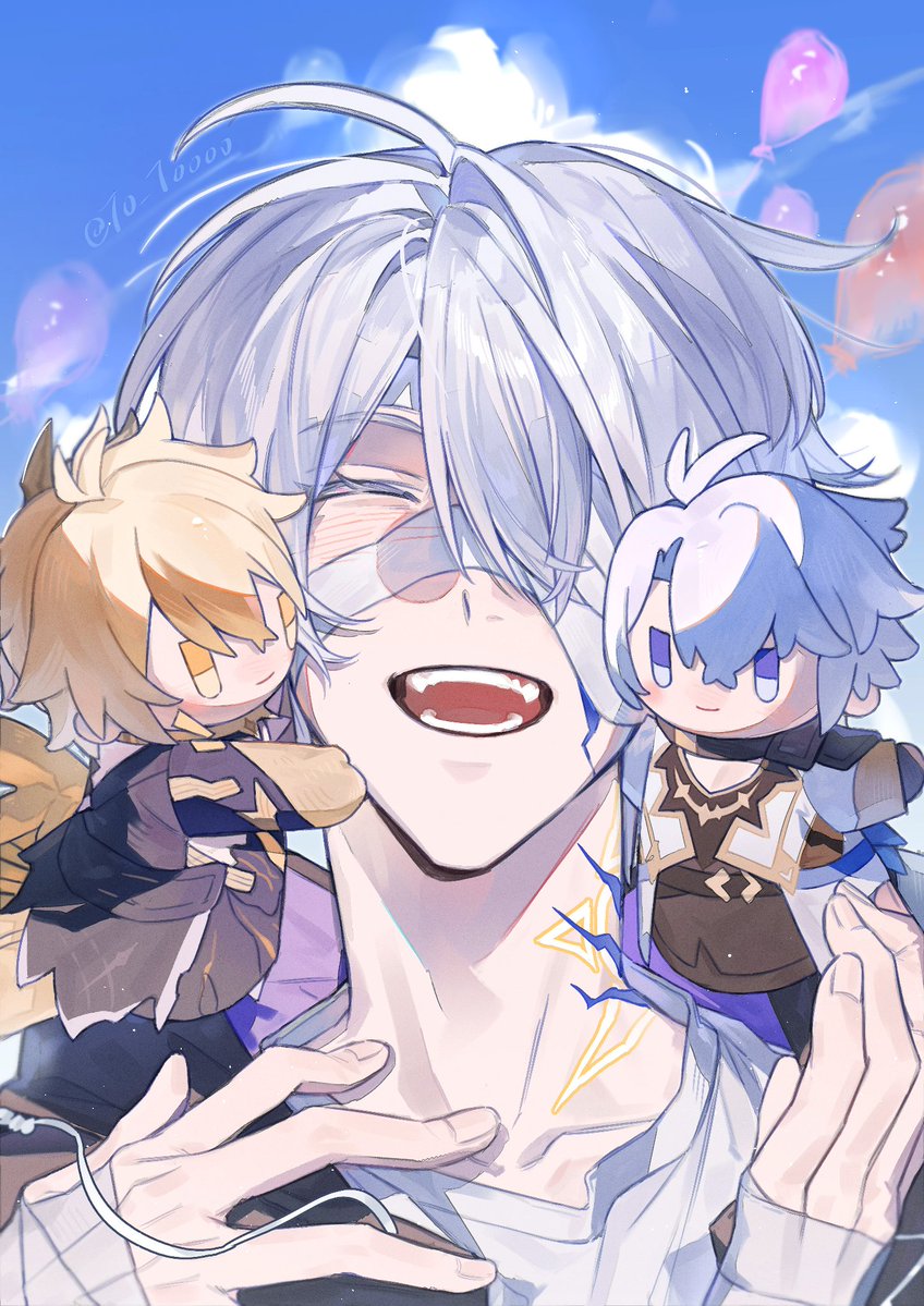 70_70000's tweet photo. Smile  #phainon https://t.co/ByKanszD0E