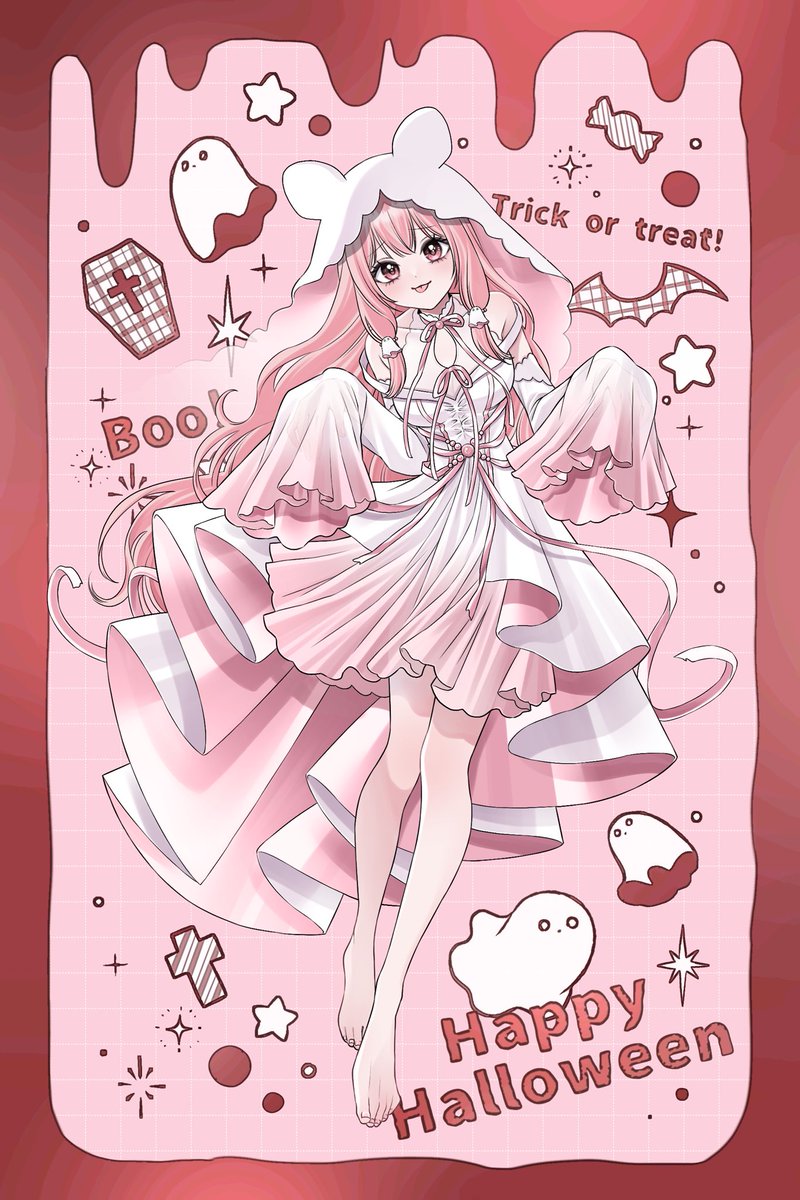 VHamuko's tweet photo. 🍬🎃✞👻trick or treat👻✞🎃🍬
ハロウィンSDコンプ✨️
いろんな姿でいたずらしちゃうぞ😜❣️
るるママ（@nya2nya2a ）ありがとう🥰
あと今年のハロウィンは絶対ユニバ行く https://t.co/R4ag09aiL4