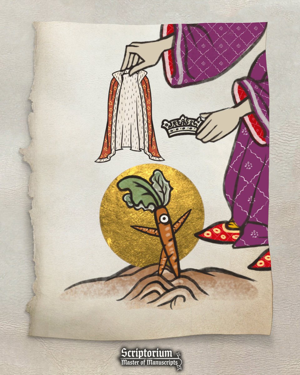 tiny_harvest's tweet photo. 【Before Becoming King】🥕👑
King Carota was not born wearing a crown; its grower was a former monarch. It is said that because the King's gardening skills were terrible. https://t.co/cVO0R0Bizl