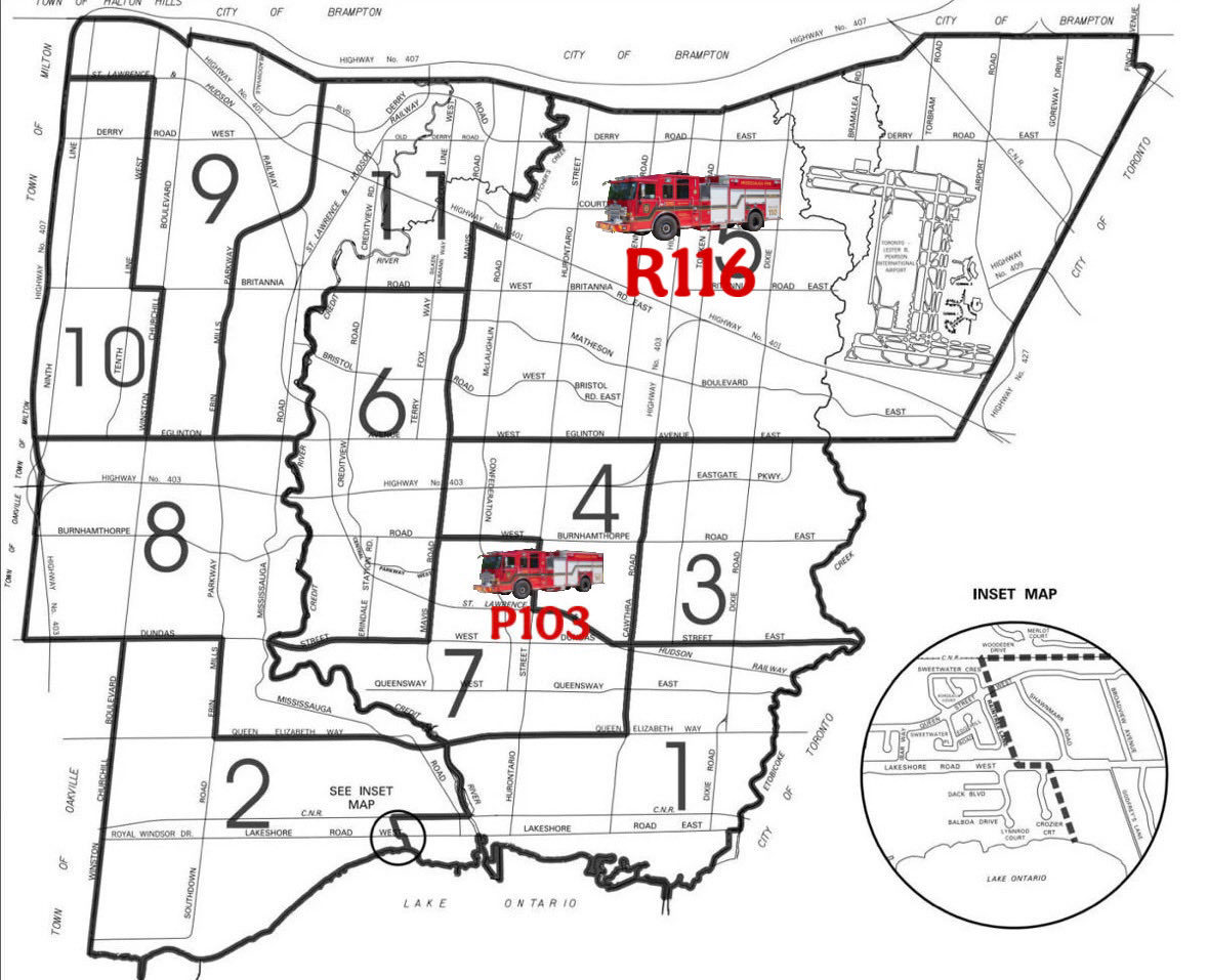 IAFF1212's tweet photo. 🚨 2 FIRE TRUCK OUT OF SERVICE TODAY DUE TO STAFFING SHORTAGES

You can’t do more with less. 

Every truck taken out of service means fewer resources available when emergencies happen. Residents deserve to know when frontline emergency response capacity is reduced.

#Mississauga https://t.co/e764pAuPNl