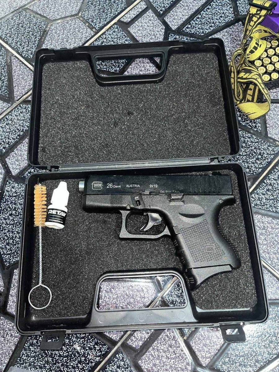 Kinguriq's tweet photo. RETAY Glock26 Gen4 380ลำเกลียว บรรจุ8+1นัด ฟลูออโต้ ระบบแน่นไม่มีขัด
รับประกันระบบ💯

ติดต่อLine:@636agcwn (มี@นำหน้า)
หรือจิ้มลิงค์:https://t.co/y356MXxrty
เครดิตแน่นชัดเจน💯% https://t.co/8G0Hd0YWHH