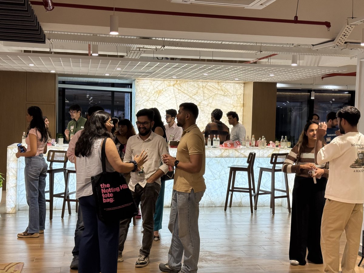 somnathsandeepp's tweet photo. hosted 60+ cracked UGC growth marketers & founders for US marketers club's 1st IRL mixer in BLR last night! ✨

if you missed it, here's what it felt like:
- 15+ clusters of 3-4 sharp folks deep in an interesting conversation at any moment across the 3 hrs, dropping free alpha & resources at every corner of the space
- everyone both relatable & inspiring at once
- a 30-min Q&A that went hard on the toughest UGC problems: benchmark CPMs, scaling to 200+ creators, AI UGC conversion. felt like a "mafia of cracked marketers"
- old friends reuniting, strangers becoming friends, online mutuals finally meeting IRL. 
- a beautiful space from our sponsor @velo, stocked w/ seltzers, kombucha (by @localfermentco) & coffee (by @letsdrickle)

the collective energy was pure spirit. left feeling hella pumped from being in that room 🔥

this is exactly the community @thatcasualvc, @teerkus & i set out to build with US marketers club. (apply here: https://t.co/03zbWSuHhk)

a bunch of you already asked when the next one is. so, ig we'll see you soon 🤝