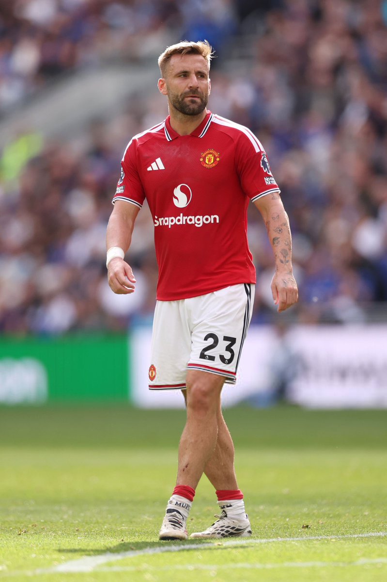 utdreport's tweet photo. Luke Shaw is not with the squad today. He misses his first Premier League game since the start of last season. 🤕 https://t.co/fBb3JPVW3g