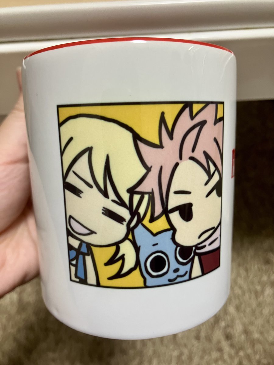 ln_like's tweet photo. フェアリーテイルの展示会へ行ってきた〜！
ナツルーのコップ可愛くて買ってしまいました😍 https://t.co/zOQwVd54yK