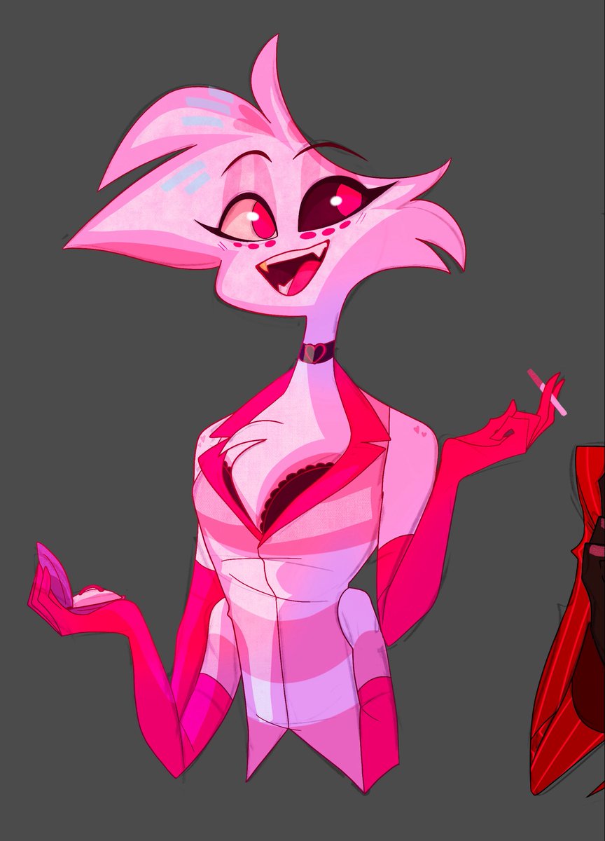 dweeblley's tweet photo. #hazbinhotel #angeldust https://t.co/QgOLabW5jb
