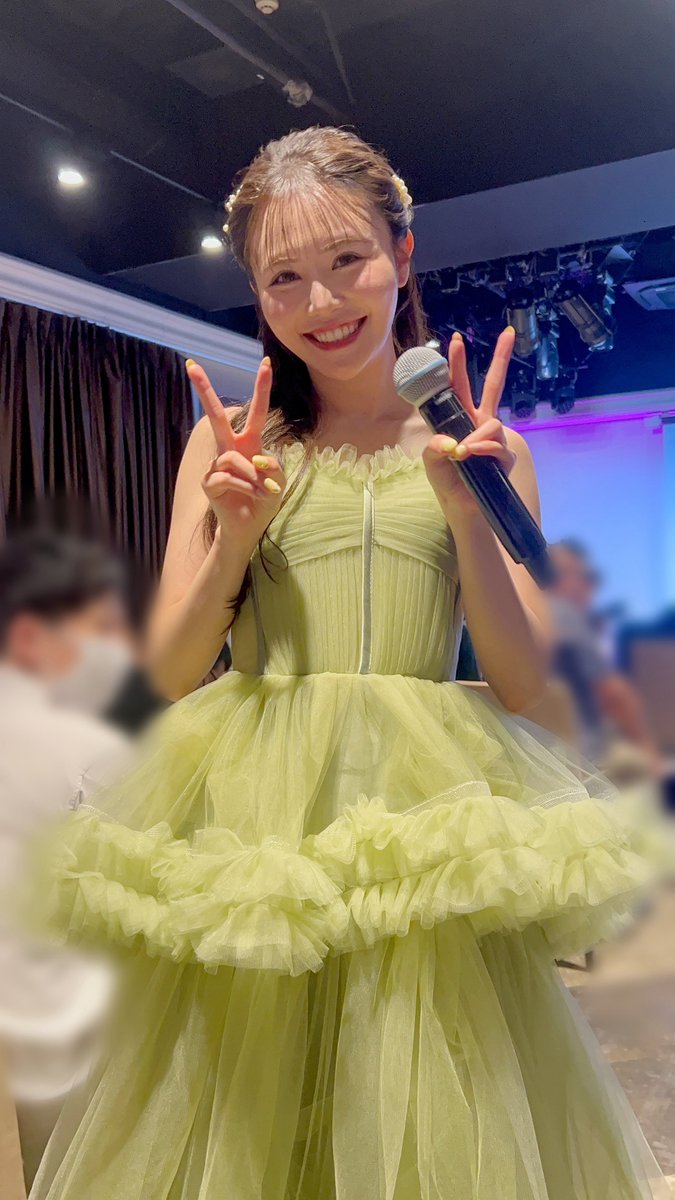_5386chan_'s tweet photo. この色似合うねー💚💚
めちゃくちゃかわいかった( ˙̦꒳˙̦ )💘
#込山榛香生誕祭2026 https://t.co/Iq7zZwA4Tn