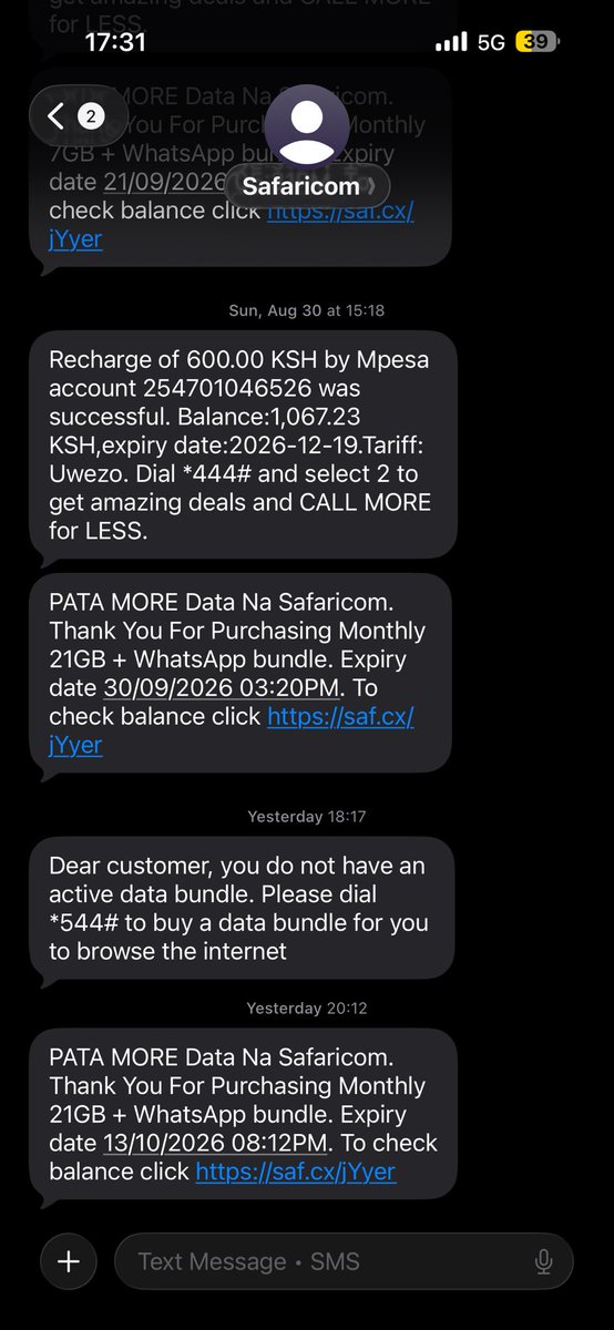 SamPicrafts's tweet photo. What the hell is this @SafaricomPLC @Safaricom_Care . A night then 21GB just disappear into thin air. Its high time to switch to @AIRTEL_KE https://t.co/AN3HgDFhCN