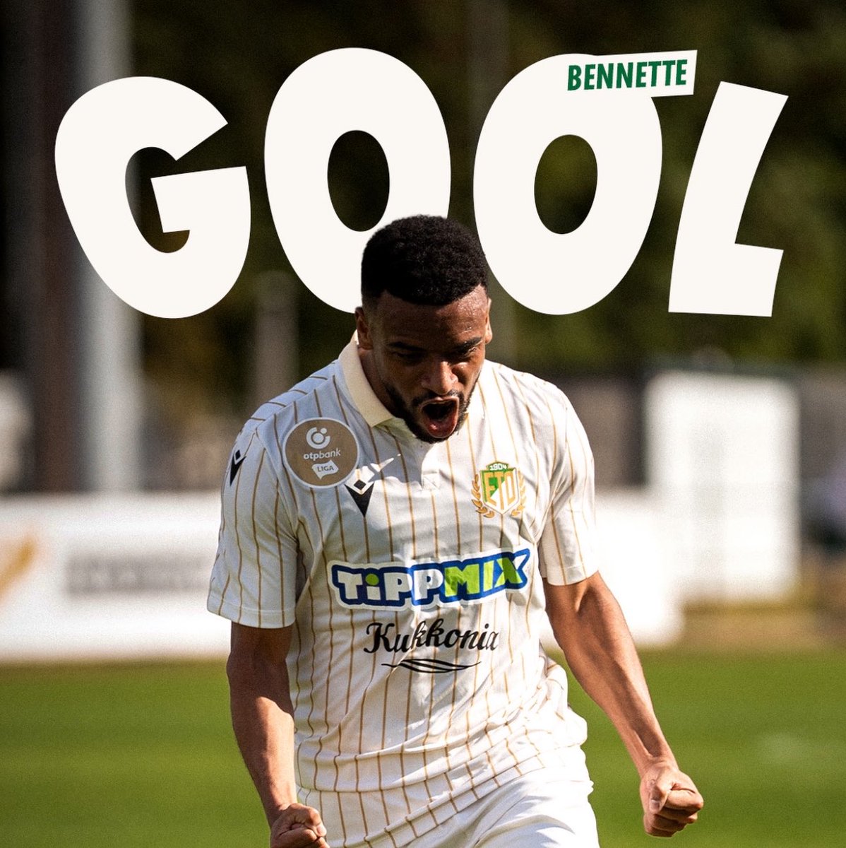 KevinJimenezCR's tweet photo. ¡Gol de Jewison Bennette en Hungría! 🇨🇷 

El anotó con el ETO FC contra el Karcagi (0-3) https://t.co/98votWIIUr