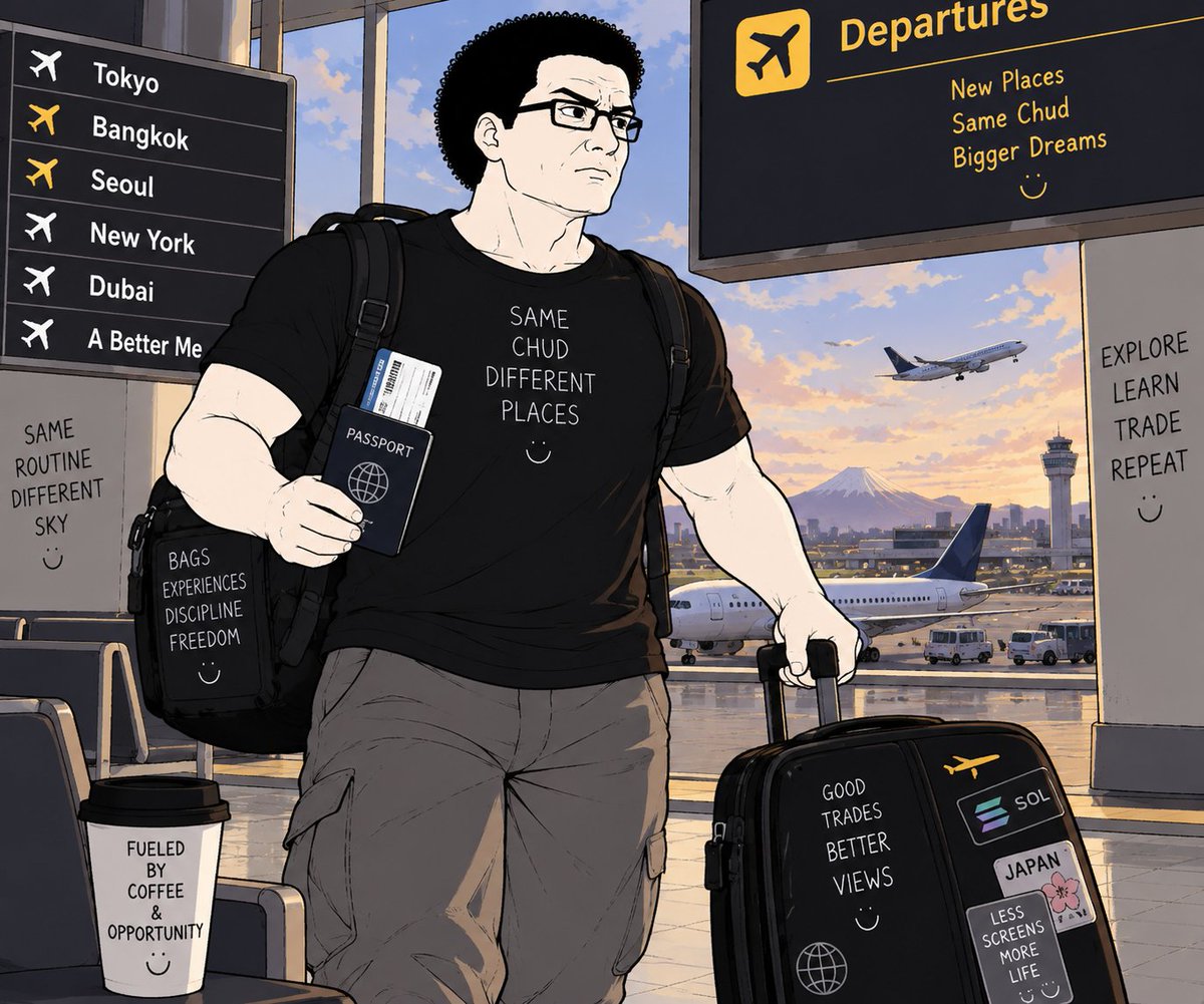 ChudTakeover's tweet photo. bull market behavior: 
booking flights for no reason https://t.co/hHhg9kLgqb