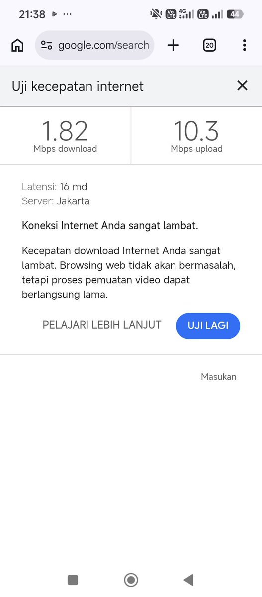 NSMsidiq's tweet photo. 3x test kecepatan segini doang min, 
@CareIM3 https://t.co/Z3AjJ4JV1h