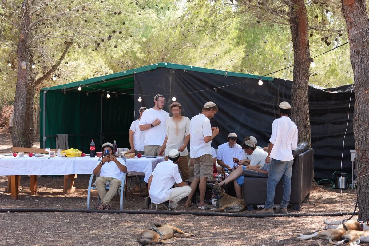 OrRavid's tweet photo. תושבי מג'ד אל כרום שבגליל פתחו הבוקר במחאה נגד הקמת מתחם מגורים באזור כפרי הסמוך לכפר. קבוצת נערים יהודית הקימה בשטח מתחם אוהלים ותשתיות מים וחשמל, בטענה להיתר לשימוש בקרקע למרעה. עם זאת, המקומיים סיפרו במקום לא נצפה צאן. בעלי קרקעות מקומיים מביעים חשש כי מדובר בניסיון להקמת מאחז קבע, שימנע מהם גישה למטעי הזיתים לקראת המסיק. תושבי הכפר הודיעו כי יבחנו את חוקיות ההיתרים מול מנהל מקרקעי ישראל והרשויות המוסמכות @N12News