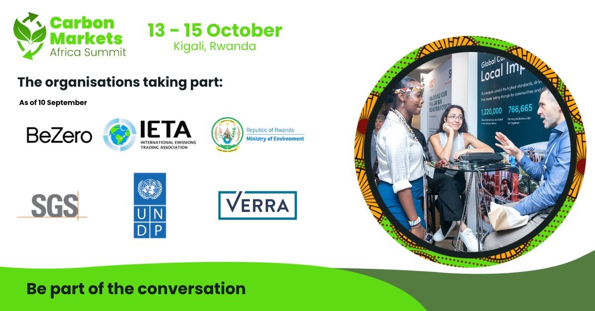 EcoAgriMedia's tweet photo. Looking to connect with key players in Africa’s carbon market?

“Speed Connect Meet the Market Makers” at #CMAS2026 will bring delegates together with organisations including Verra, BeZero Carbon, SGS, UNDP, IETA and @REMA_Rwanda .
📍 Kigali, Rwanda
-  13 Oct, 16:00–16:45
- 15 Oct, 16:30–17:15
#CarbonMarkets #ClimateFinance