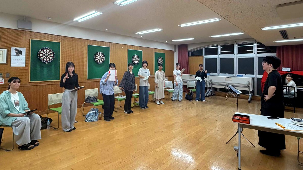 kyoukoku0120's tweet photo. 本日はコンクール前最後のピアノ合わせでした。
オンステメンバーも全員揃い、心地よい緊張感の中で練習が進んでいました🔥
来週の本番に向けてできることを着実にがんばります！ https://t.co/aFnrM4xZKQ