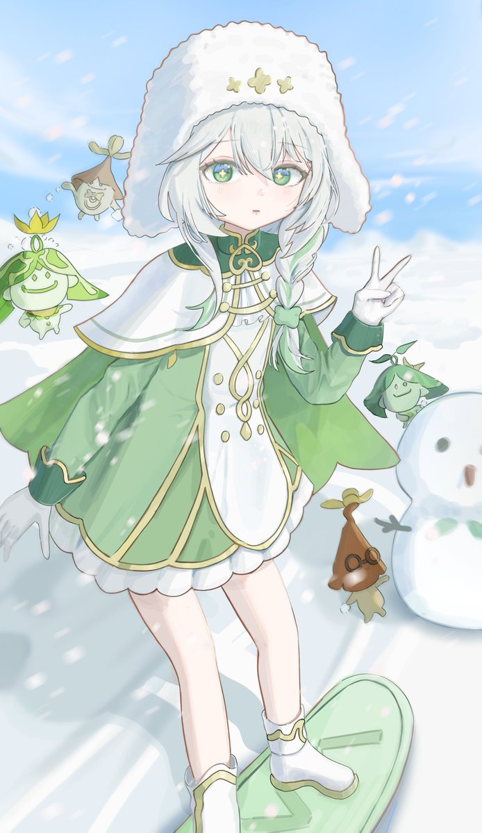Orcalikesfish's tweet photo. Nahida illustration ⛄️ 

#Nahida #Genshinimpact #Artmoots #smallartist https://t.co/wh1Bf5KaAt