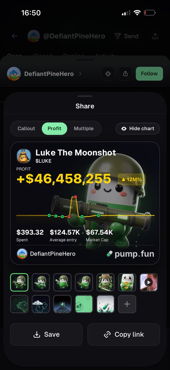 institutionalll's tweet photo. This trader made $46m from $393 😂

@Pumpfun 😂what’s going on ? https://t.co/mLTqbO7EP8