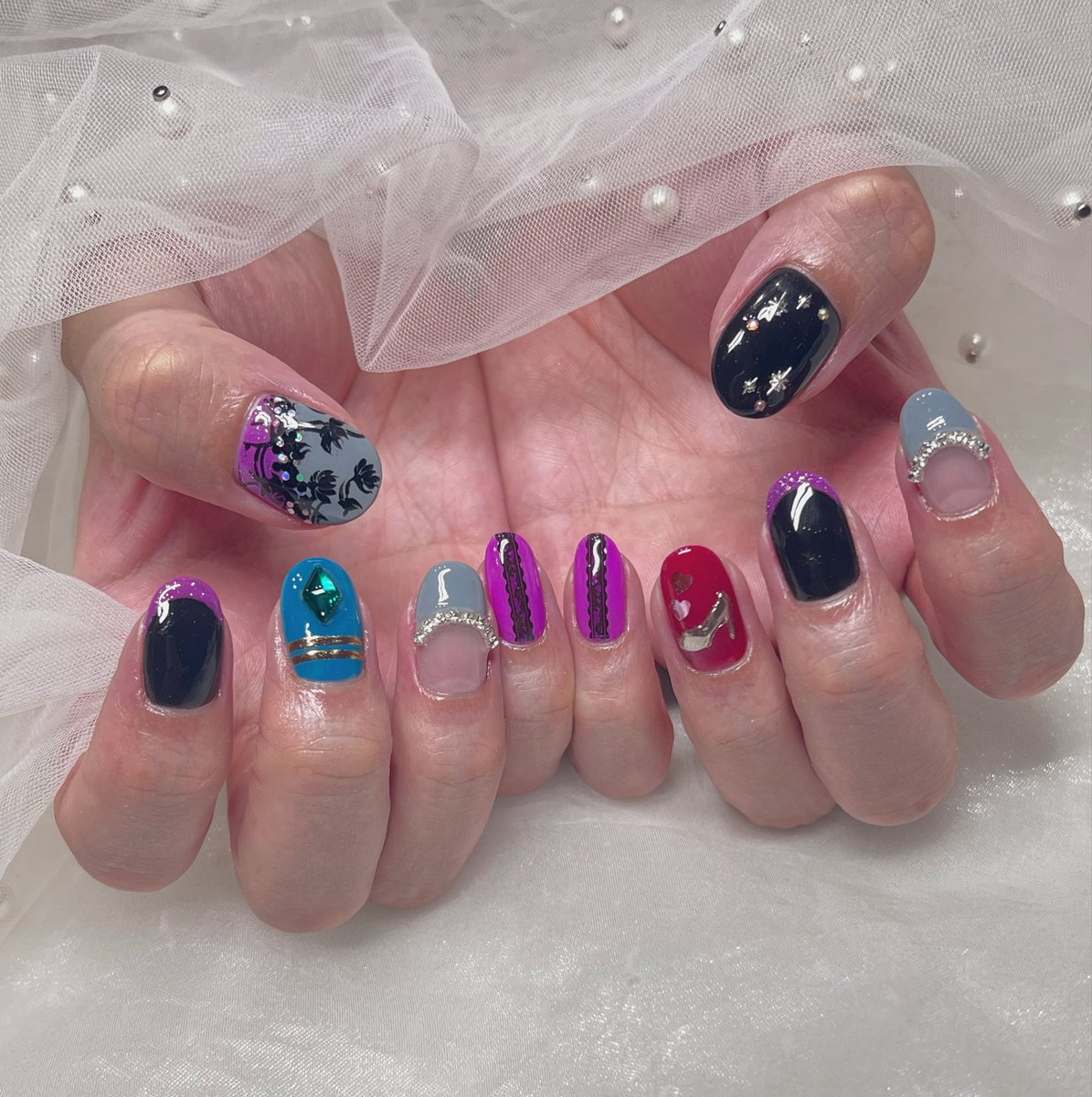 DaikiPrt's tweet photo. はい！ネイル〜💅
衣装とドロシー&amp;オズ🪄
#SideM11th https://t.co/Shtimpzvox